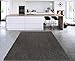 Cozy Shag Collection Charcoal Grey Solid Shag Rug (6'7
