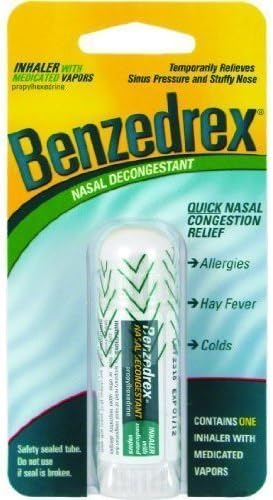 BENZEDREX INHALER SINGLE 1EA, 3 Pack by Benzedrex