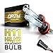 OPT7 2pc Bolt AC H11 Replacement HID Bulbs [6000K Lightning Blue] Xenon Light