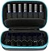 Essential Oil Carrying Case Premium Hard Shell Protection for up to 14 Bottles – Perfect for Roller and Standard Bottles 5ml to 10ml – Great for Travel (Caribbean Blue)