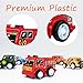 Toy Cars With Road Signs,12 Pieces Pull Back Unique Vehicles Play Set,Mini Cars Including Racing/Emergency/Fire Engine/School Bus/Police/Off Road Cars for Kids Toddlers Over 3 Years