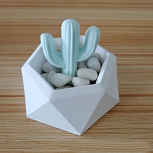image for Jeteven Flower Pot Silicone Rubber Molds Candle Soap Bottle Mold Handm