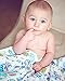 ADDISON BELLE Baby Swaddle Blanket - 100% Muslin Cotton Unisex Soft Swaddle Wrap for Baby Boys or Girl - Neutral Newborn Receiving Blankets - Nursery Swaddling for Babies - 47” x 47” (Space)