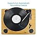 DIGITNOW Record Player Max Pad, Vinyl Turntable with Stereo Speakers, Supports Arm Automatically Return&Stop /RCA Output /Aux in /USB Convert Vinyl to MP3thumb 3