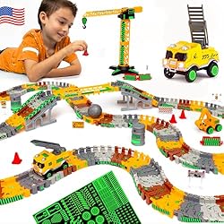 JITTERYGIT Construction Race Track Site Toy