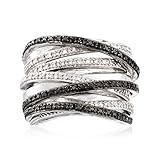 Ross-Simons 0.30 ct. t.w. Black and White Diamond