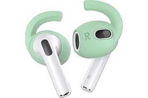 Gcioii 3 Pairs Ear Hooks Covers Compatible with Airpods 3 [Added Storage Pouch] Anti Slip Wings Ear Covers, Grip Tips Accesso