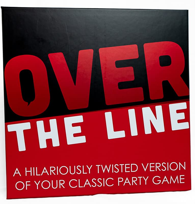 Over The Line Party Game- A Hilarious Acting and Drawing Word Card Guessing Game