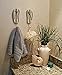 Tumbler Home-Tropical Flip Flop Wall Hooks - Set of 2-10 Inch Tall with Seashell and Starfish Accents