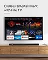 Anker Nebula Soundbar - Fire TV Edition, Fire TV 4K built-in, 4K HDR Support, 2.1 Channel, Built-In Subwoofers, Included Voice Remote with Alexa, Black