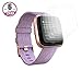 Elobeth Compatible Fitbit Versa Screen Protector [6-Pack], Fitbit Versa Accessories LiQuidSkin Full Coverage Screen Protector for Fitbit Versa Watch Clear HD Anti-Bubble Film