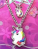 My Life As JoJo Siwa Girl and Doll Matching Necklace Set - Unicorn