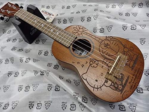 Amazon Co Jp アイテムドラえもんハローキティ夢のコラボレーション ウクレレレーザー彫刻入りソプラノウクレレ 楽器 音響機器