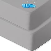 2 Pack Full Size Mattress Protector Waterproof, Noiseless & Soft Coverage Mattress Cover Fitted Sheets with Deep Pocket up to 14", Super Breathable & Easy Wash Full Mattress Protector