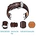 For Samsung Gear S2 Watch Band,TOROTOP Genuine Leather Replacement Band with Stainless Steel Connector for Samsung Gear S2 Sport Smart Watch Band SM-R720/R730(NOT FIT SM-R732)-Fits 6.3