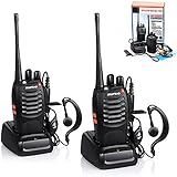BaoFeng Walkie Talkie, BF-888S Two Way Radios Built in LED Torch for Camping Hiking Hunting Travelling Communication Walkie Talkies (2pcs Pack)