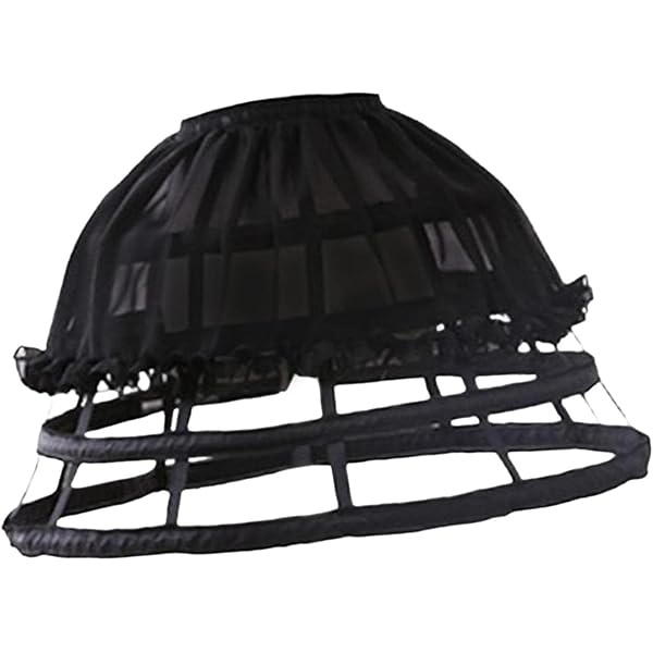 Petticoat Underskirt Women LZZTU Pannier Hoop Skirt Bustle Cage