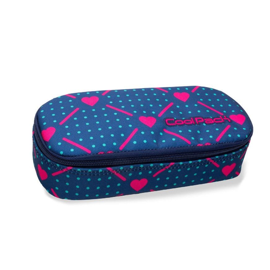 CoolPack B62009 Campus Heart Link Pencil Case, Multicolour