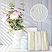 Brooklyn Bamboo | Kitchen Dish Hand Towels | Extremely Soft, Absorbent | Superior to Cotton | 3 Piece Set | 26 x 18 Inches | Yellow & White