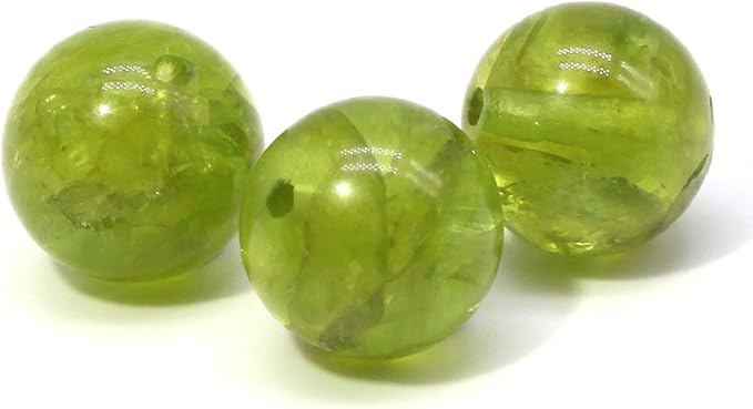 Amazon Saj 1粒売り ペリドット 8mm パワーストーン 天然石 バラ売り ビーズ ストーン 通販