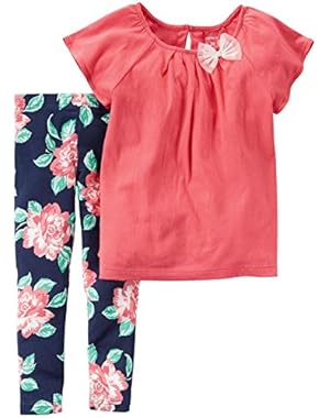 2 Piece Bow Set, Red/Rose, New Born