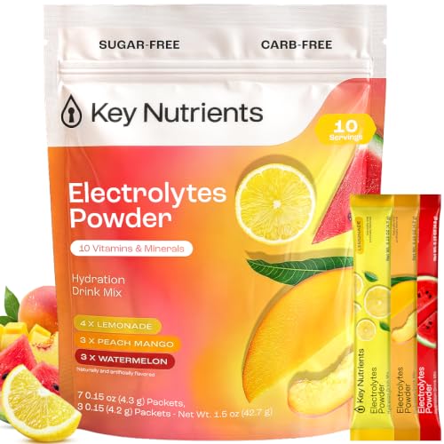 KEY NUTRIENTS Electrolyte Powder Packets