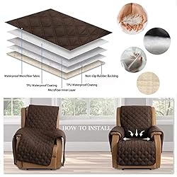 TOMORO Non-Slip Quilted Recliner