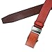 Vbiger Letter Buckle Men's Dress Belt Ratchet Belt 35mm Wide Strap (one size, Brown Plate)