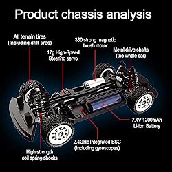Mostop Remote Control High Speed RC Drift Car for