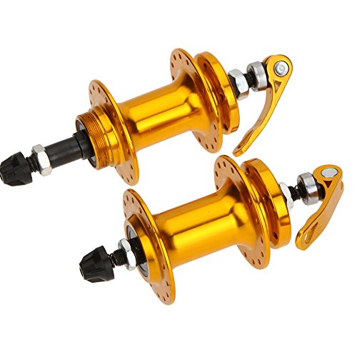 2Pcs Aluminum Alloy Mountain Bicycle Bike Hubs Disc Brake Bearing Hubs
