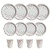 Rose Gold Plates and Cups set for 50 - Disposable Rose Gold paper plates and cups 150 pcs total. Bonus Party Printables Ebook included