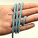 Blue Macrame Cord Colorful Natural Cotton Macrame Cord Wall Hanging Plant Hanger Craft Making Knitting Cord Rope 3mm (3mm Lake Blue)
