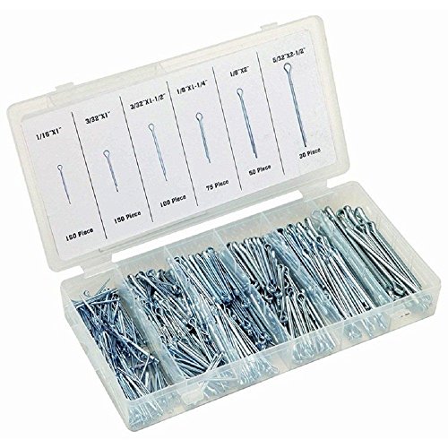 Power Auto Hitch Pin Clip Assortment & Cotter Pin Value Assortment 705pcs - DIY Trailer Pin, Hair Pin - Set Of Hitch & Cotter Keys - Fasteners Clips To Repair Equipment, Lawn Mower, Small Engine, Cars - Thumbnail 2
