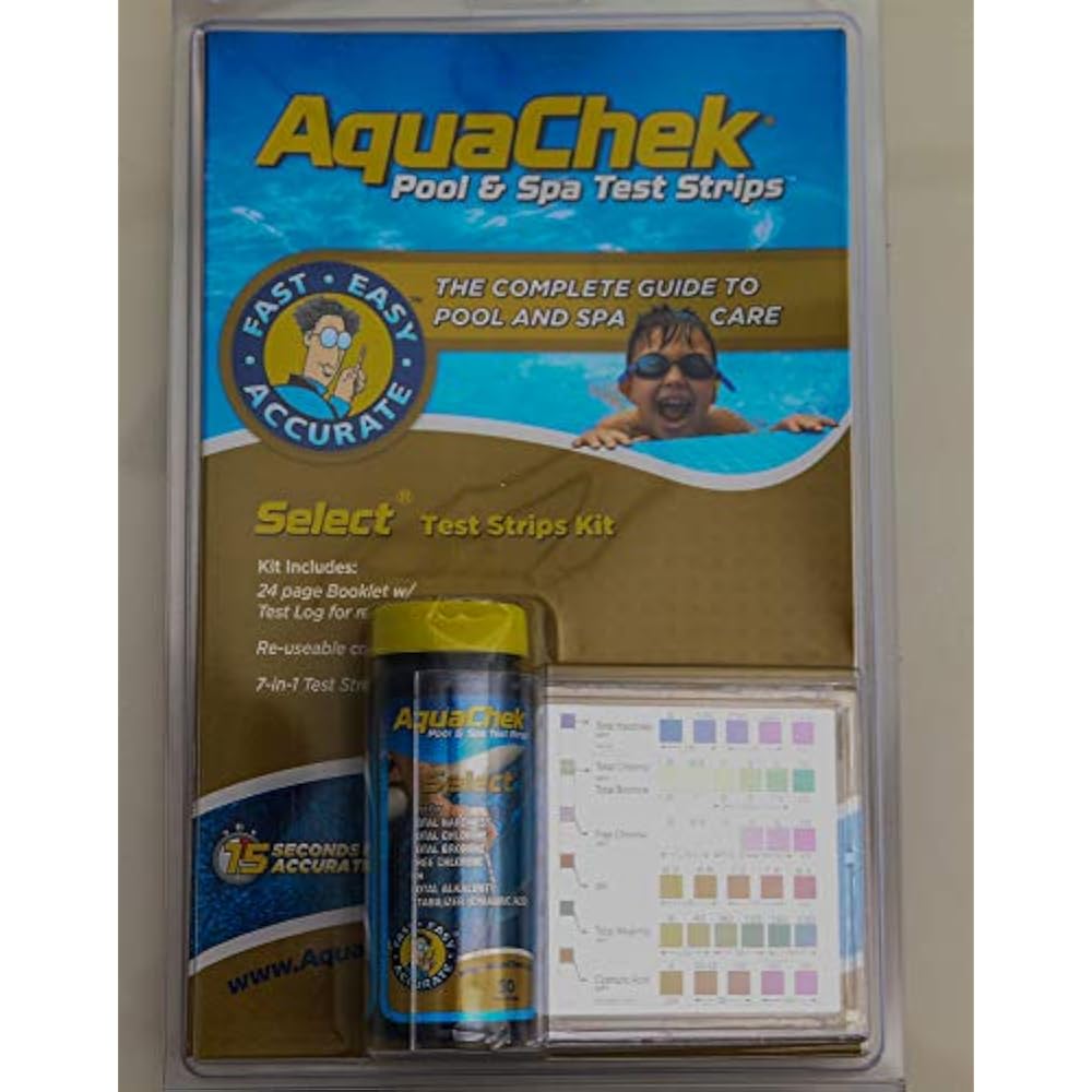 AquaChek Select 7IN1 Pool Spa Test Strips Complete Kit Swimming