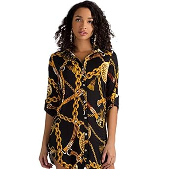 blusas con estampado de cadenas