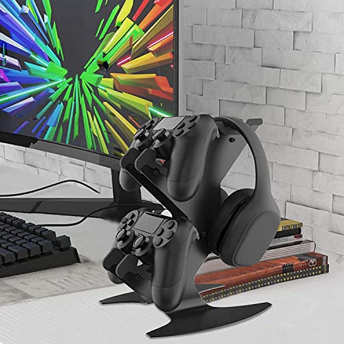 Controller Holder,Gaming Headset Stand Headphone Hanger for All