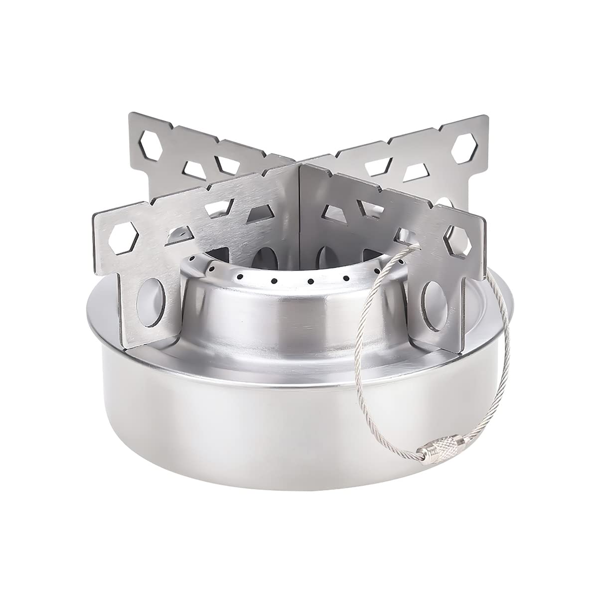 XiXiRan Alcohol Burner Camping, Portable Camping Stove, Spirit Stove for Indoors, Alcohol Burner Fondue, Spirit Cooker, Camping Stove, Spirit Cooker, Alcohol Burner Stainless Steel