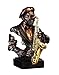 Deco 79 Beautifully Carved Polystone Music Player