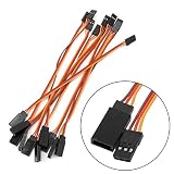 Kocome 10Pcs 150mm Extension Servo Wire Lead Cable For RC Futaba JR 15cm Male to Female