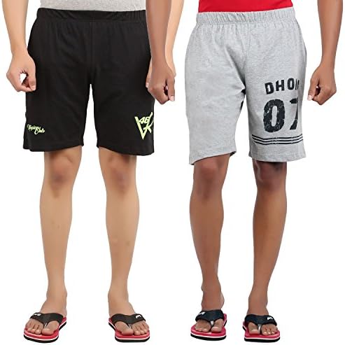 UTOPIAN CLUB VR46-BLACK and DHONI 07-Grey Pack of 2