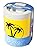 KOOLIO Premium Personal Beverage Cooler, Palm Trees
