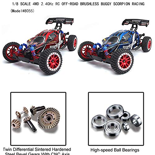 Brushless Motor-Fernbedienung RC-Rennwagen 60KM / high-speed 1/8 Skala 4wd Rc Drift Big Brushless RC Car Ferngesteuertes… – Bild 4