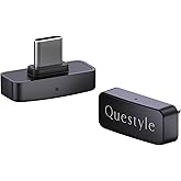 Questyle QCC Dongle Pro [MFi Certified] USB-C Bluetooth Audio Adapter with LDAC,aptX Lossless&aptX-Adaptive,Low Latency Bluetooth 5.4 Dongle for PS5,Wireless Lossless Transmitter for PC/Headphones