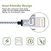 AOFU Lightning Cable,2Pack 6FT/2M iPhone Lightning Cable USB Charging Cable Cord for iPhone (Gray+White)