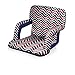 PICNIC TIME Ventura Portable Reclining Stadium Seat with Back Support, Folding Bleacher Chairs with Back and Cushion, Thick Padded Stadium Seat and Armrest, Six Backrest Positions, (Vibe Collection)