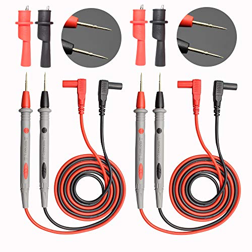 Multimeter Test Leads with Banana Plug Digital Multi Meter Clamp Tester Probe Test Probes Leads for Multimeter Electronic Test Leads Multimeter Accessories ...