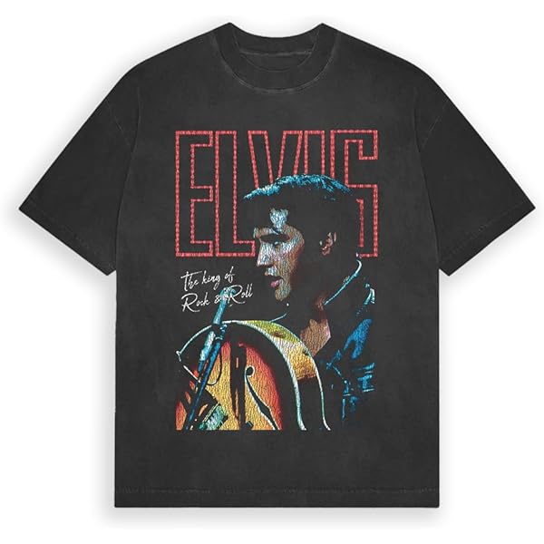 Amazon.com: Elvis Presley Official 68 Comeback Special T-Shirt Tee