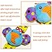 Daisy 4-Piece Animal Baby Infant Wrists Rattle and Socks Foot Finders Set Developmental Soft Toy - Elephant and Monkey