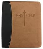 KJV Sword Study Bible Personal Size Large Print Black Tan Ultrasoft Indexed