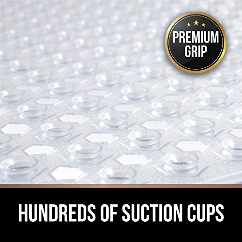 Gorilla Grip Patented Shower Stall Mat, 21x21, Machine Washable, Square